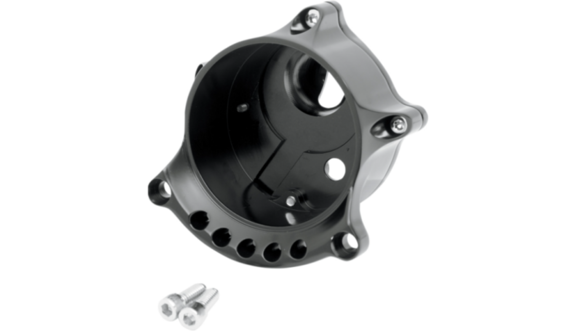 Picture of Roland Sands Design Gauge and Headlight Re-Lo Cafe - Black Ano