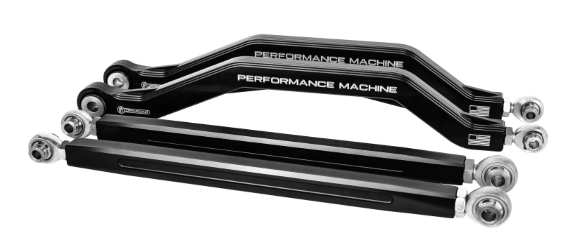 Picture of Performance Machine UTV High Clearance Radius Rod Set 4 Rods - Contrast Cut