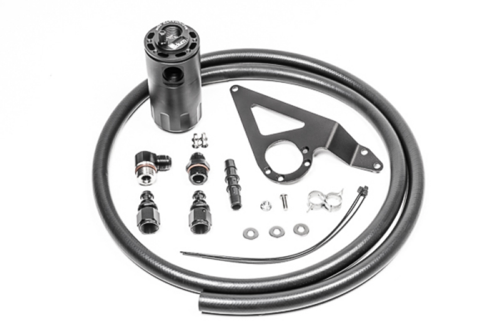 Picture of Radium FR-S-BRZ-86 Crankcase Vent Side Catch Can Kit Fluid Lock