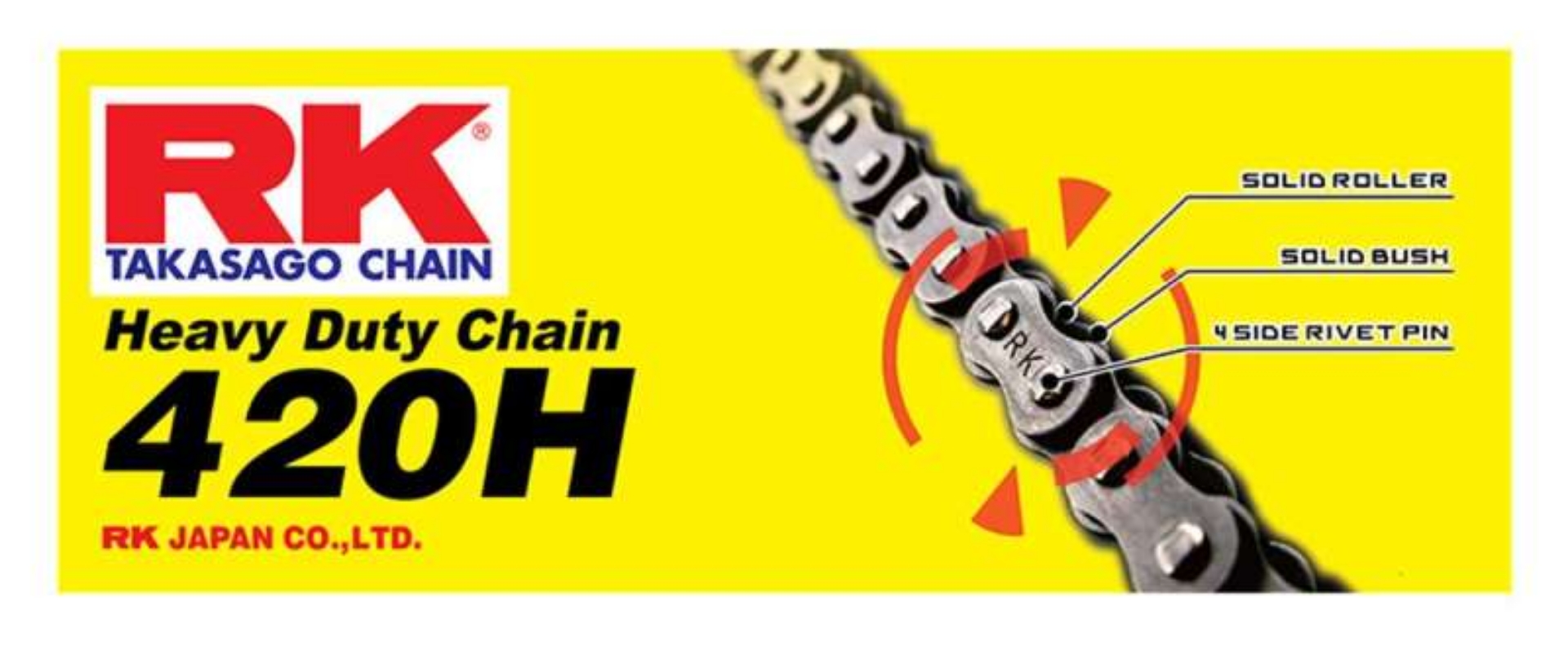 Picture of RK Chain RK-M 420H-138L - Natural