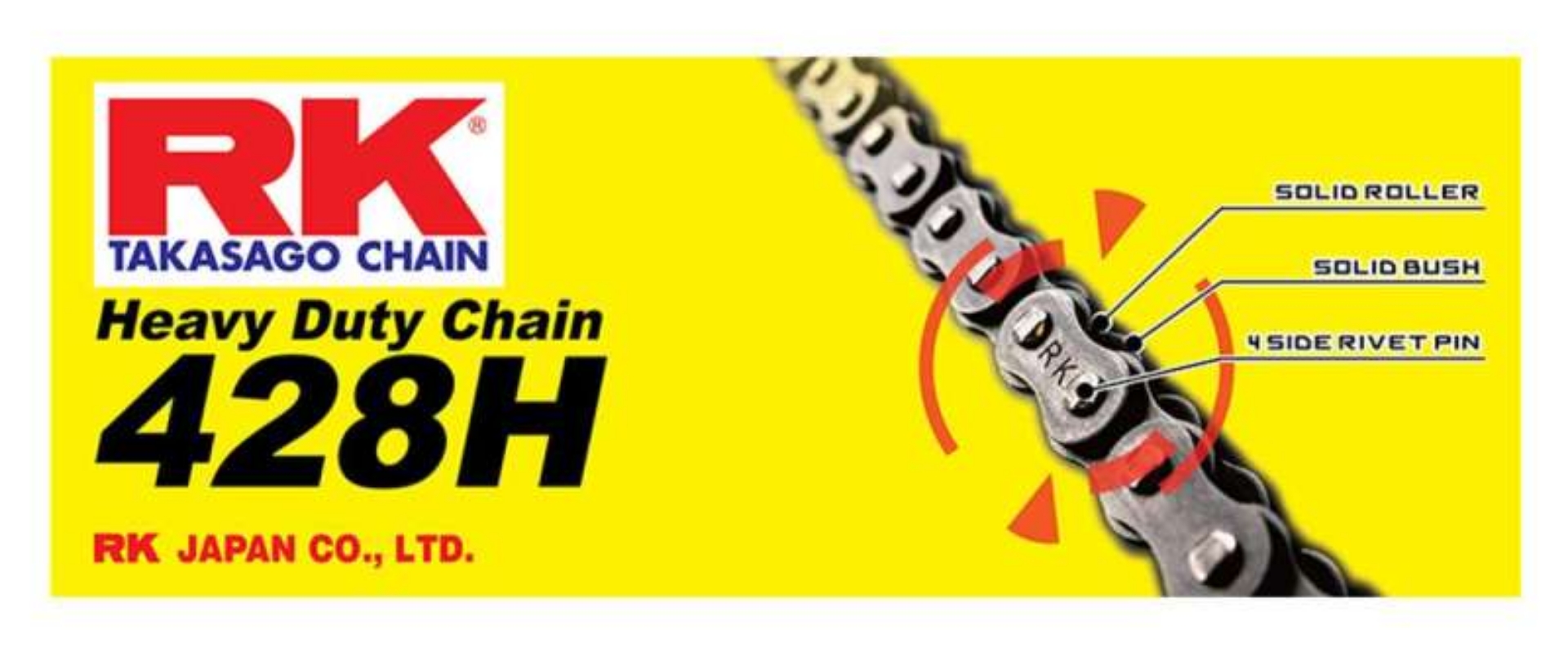 Picture of RK Chain RK-M 428H-130L - Natural