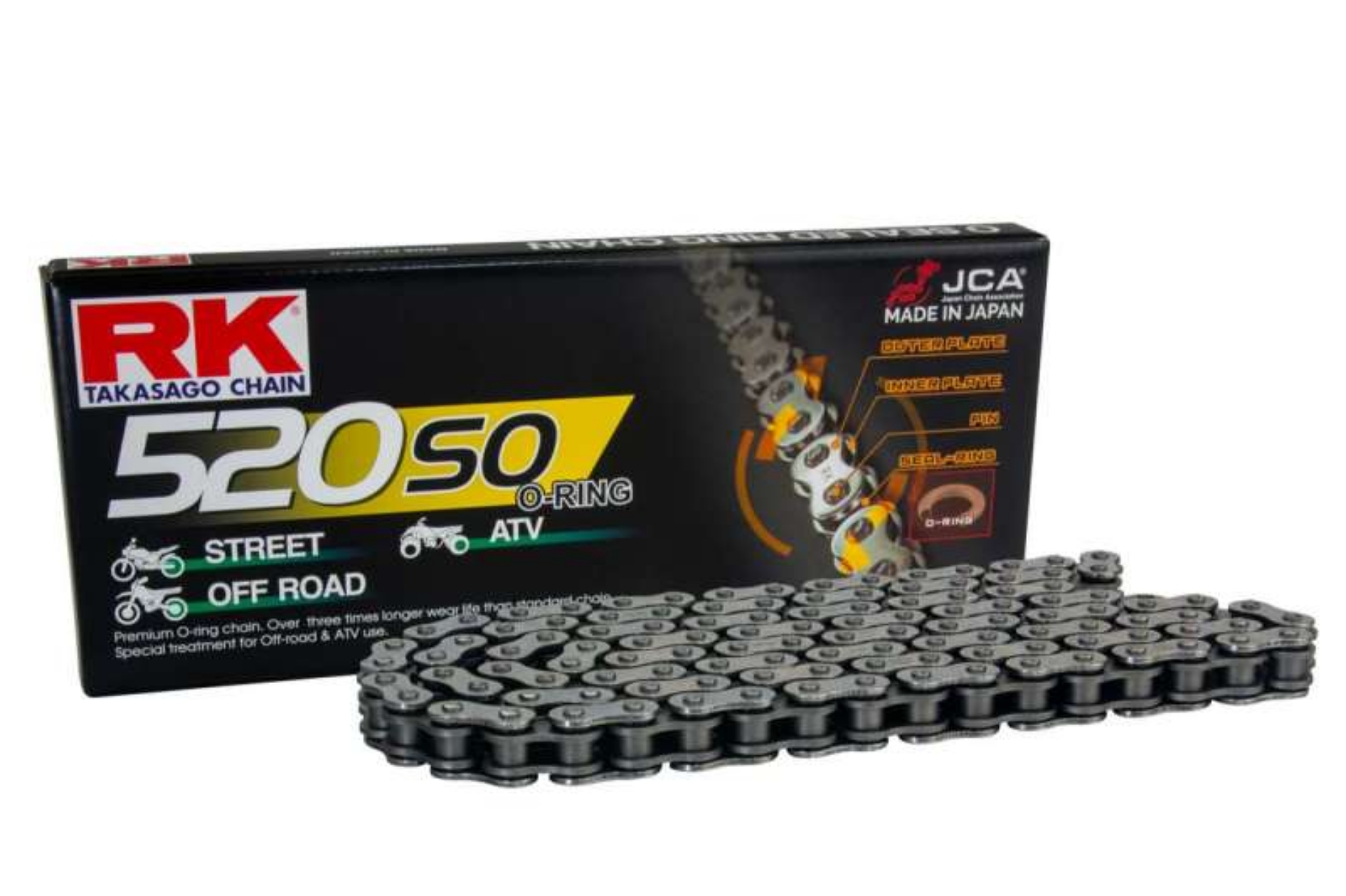 Picture of RK Chain 520SO-88L O-Ring - Natural
