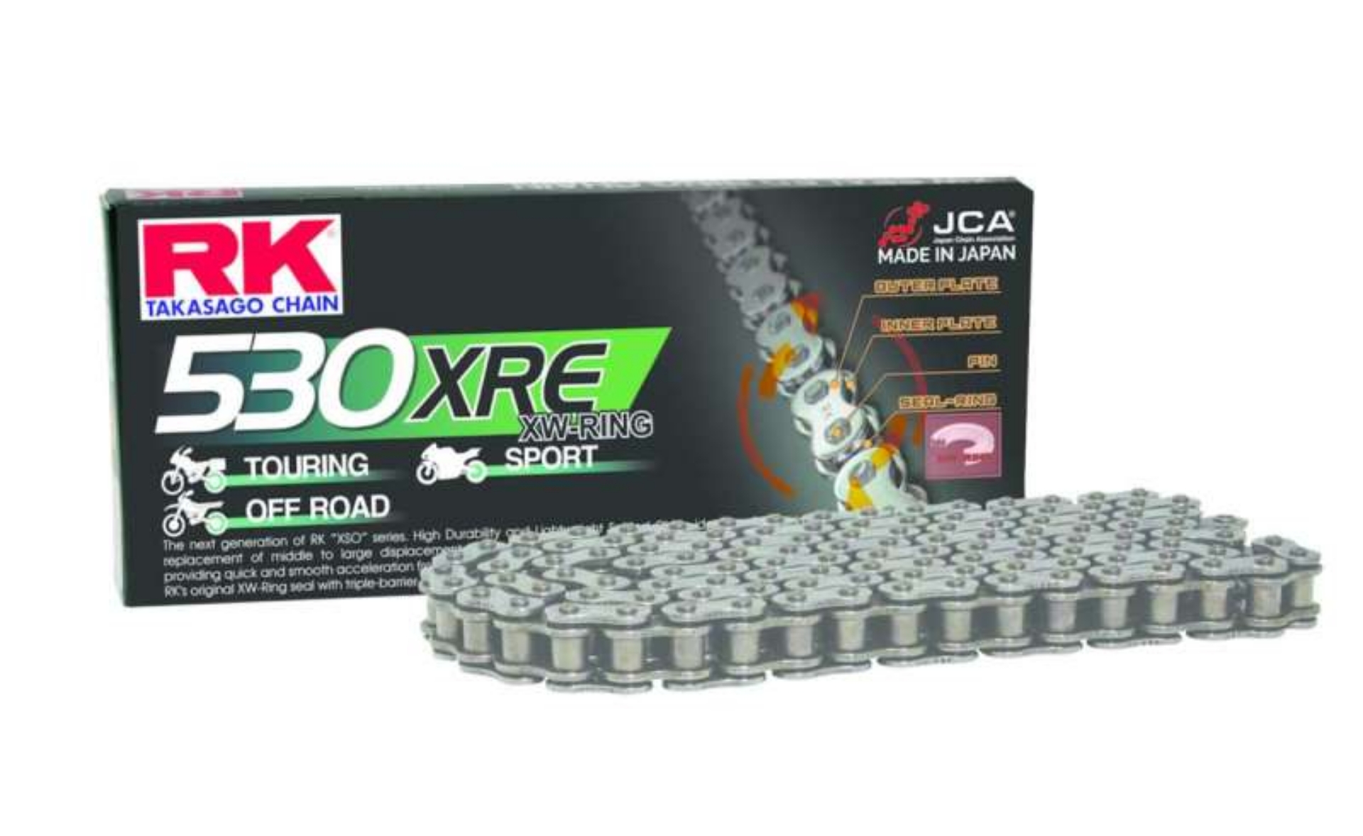 Picture of RK Chain 530XRE-108L XW-Ring - Natural