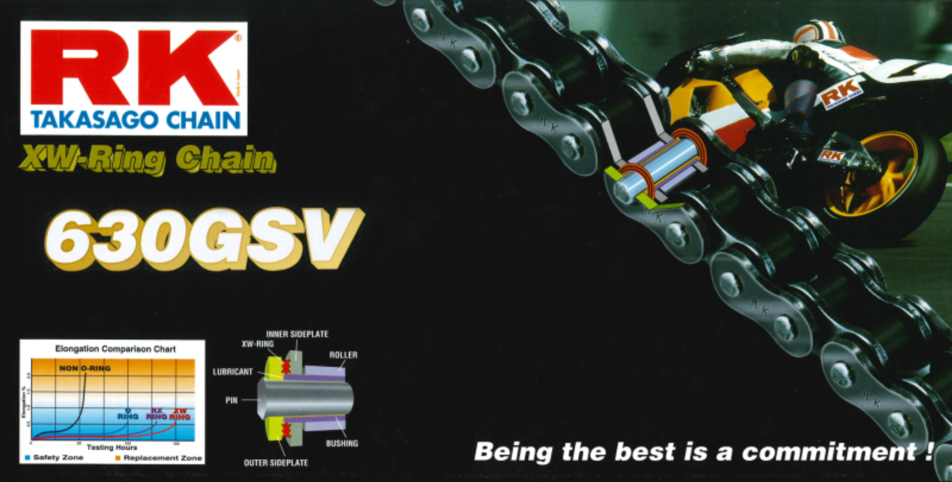 Picture of RK Chain 630GSV-106L XW-Ring - Natural