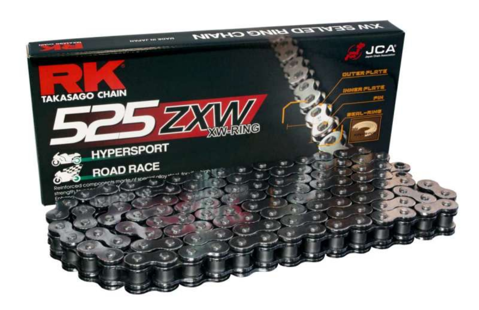 Picture of RK Chain CC525ZXW-100L XW-Ring - Chrome