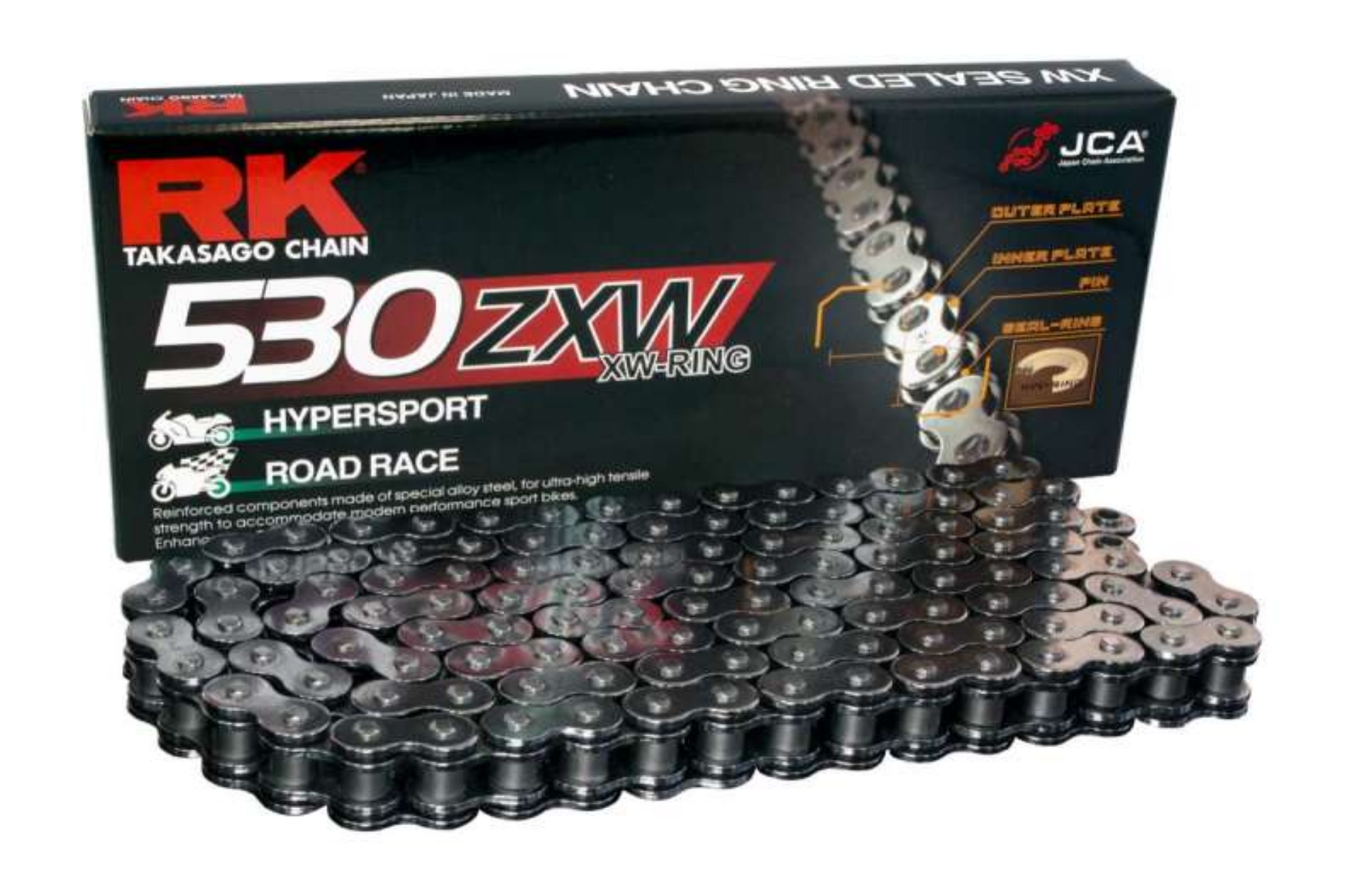 Picture of RK Chain CC530ZXW-100FT XW-Ring - Chrome