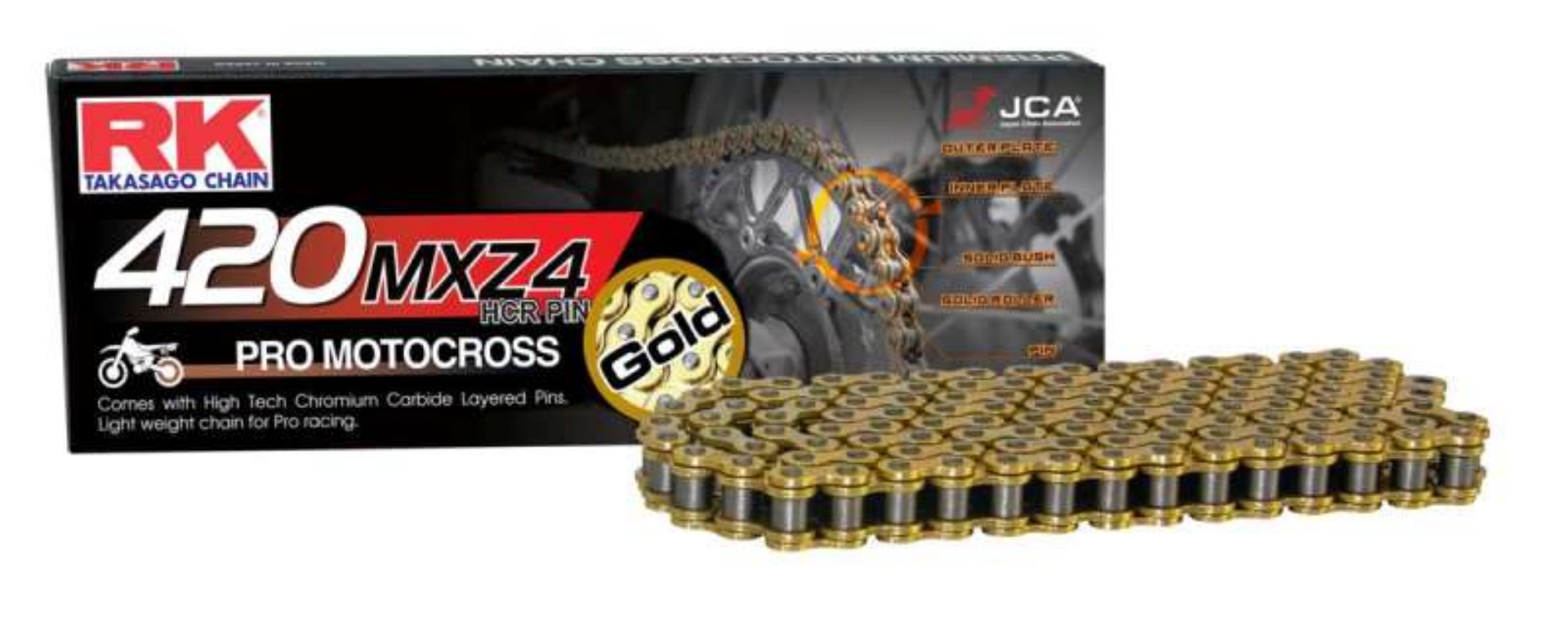 Picture of RK Chain GB420MXZ4-126L - Gold