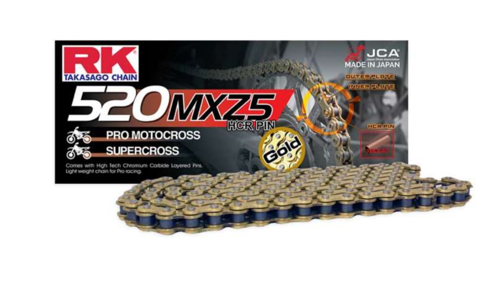 Picture of RK Chain GB520MXZ5-110L - Gold