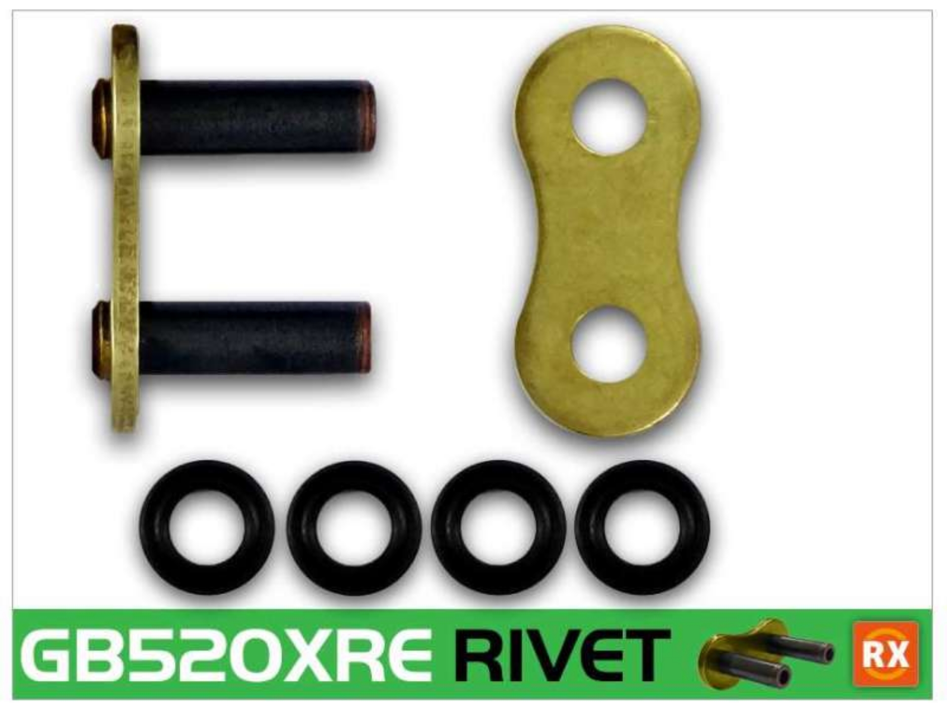 Picture of RK Chain GB520XRE-RIVET - Gold