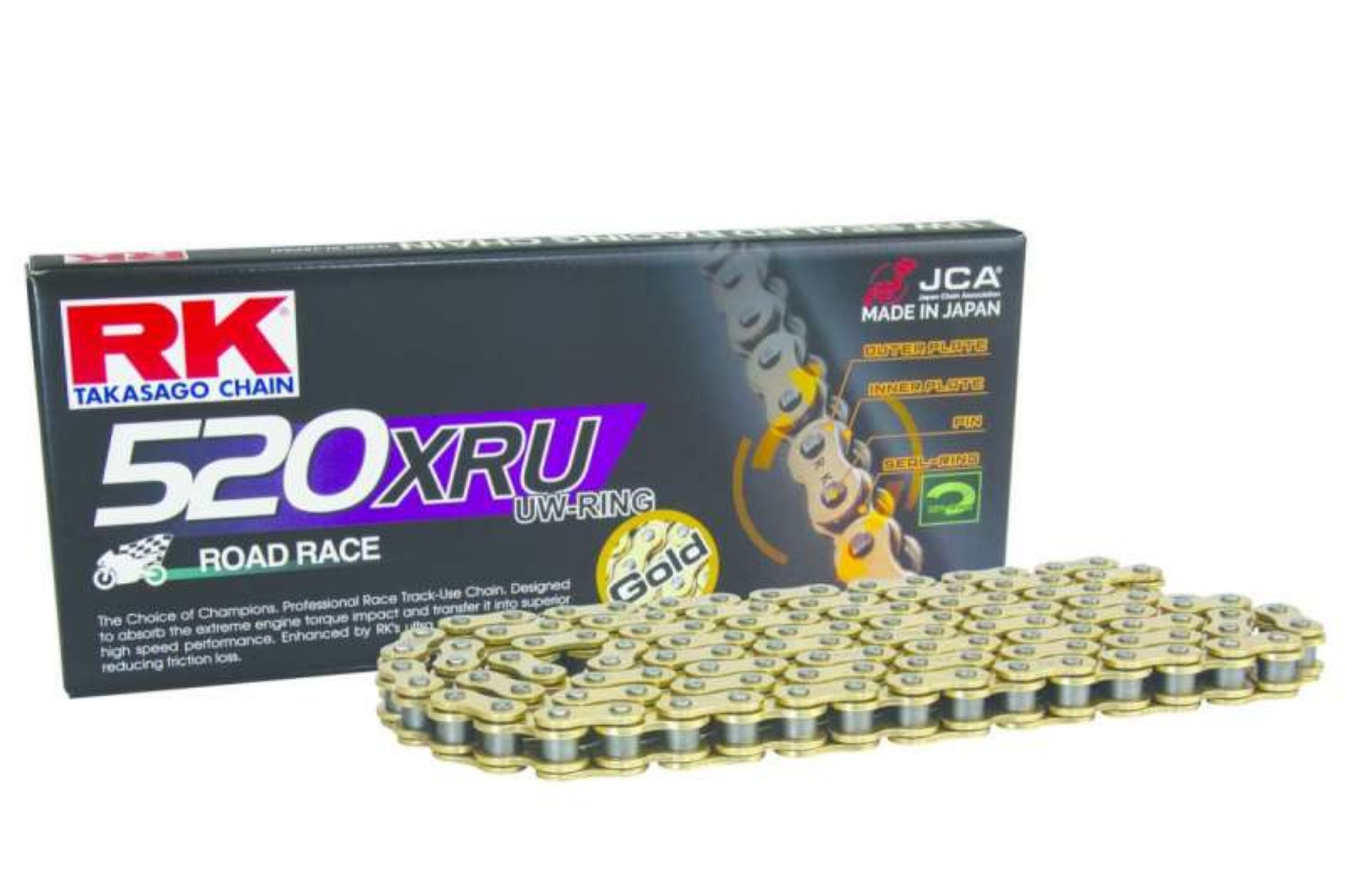 Picture of RK Chain GB520XRU-120L U-Ring - Gold