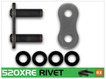 Picture of RK Chain 520XRE-RIVET NATURAL