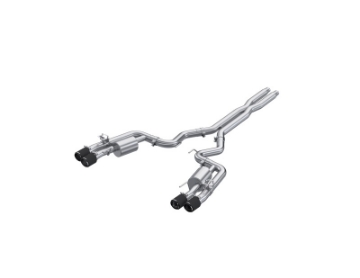 Picture of MBRP 2024+ For Mustang GT S650 3in Cat-Back Quad Tip - 4in Carbon Fiber Tips