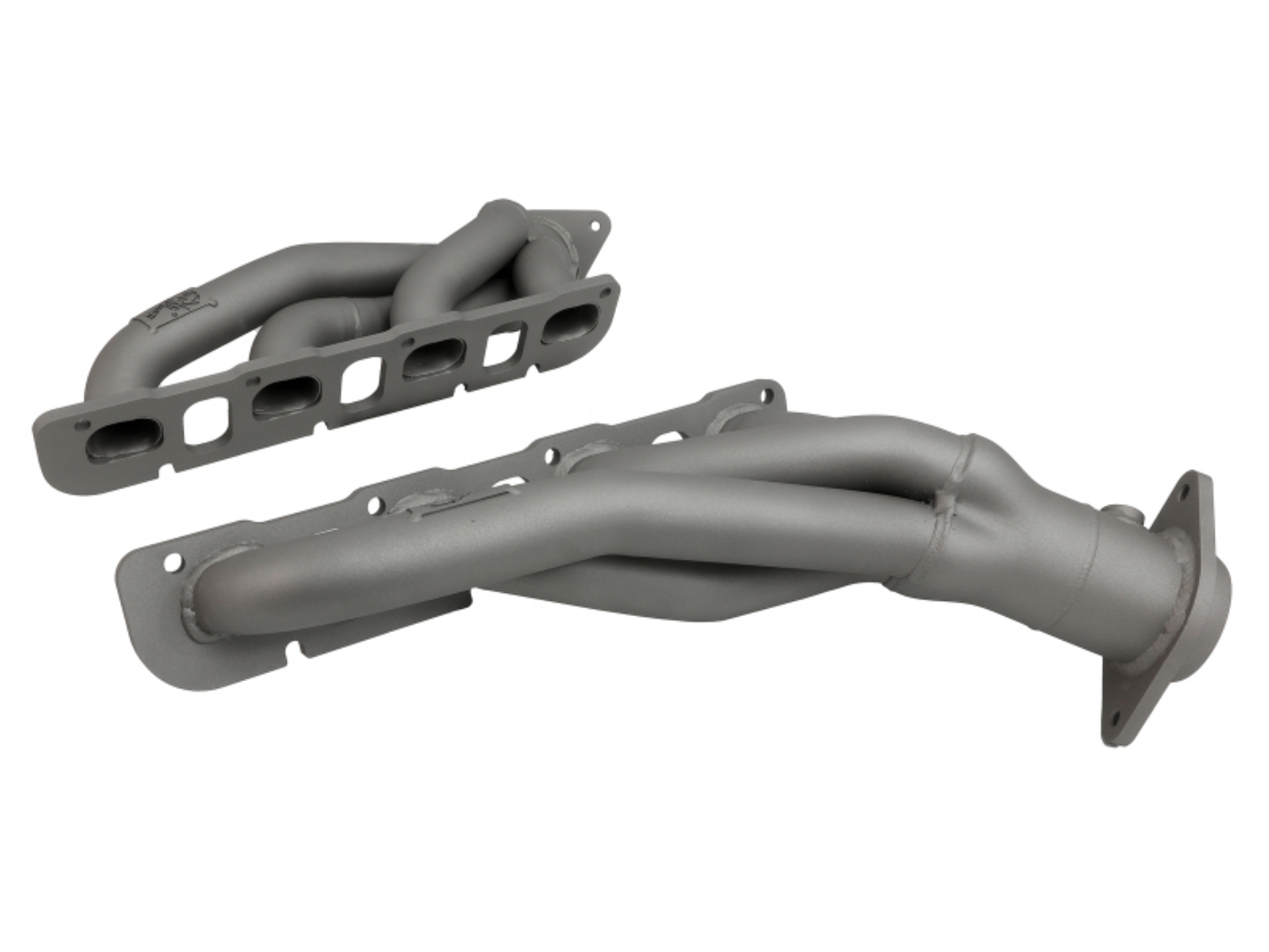 Picture of aFe Twisted Steel 304SS Short Header 15-22  Dodge Challenger SC V8-6-2L - 6-4L HEMI Titanium Coating