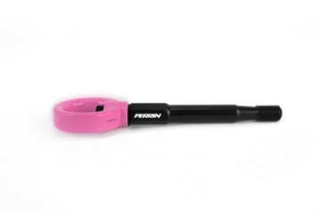 Picture of PERRIN 22-25 Subaru WRX - 18-23 Crosstrek Tow Hook Kit Rear - Hyper Pink