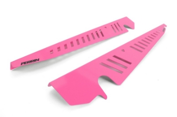 Picture of PERRIN 15-21 Subaru WRX-STI Fender Shroud Set - Hyper Pink