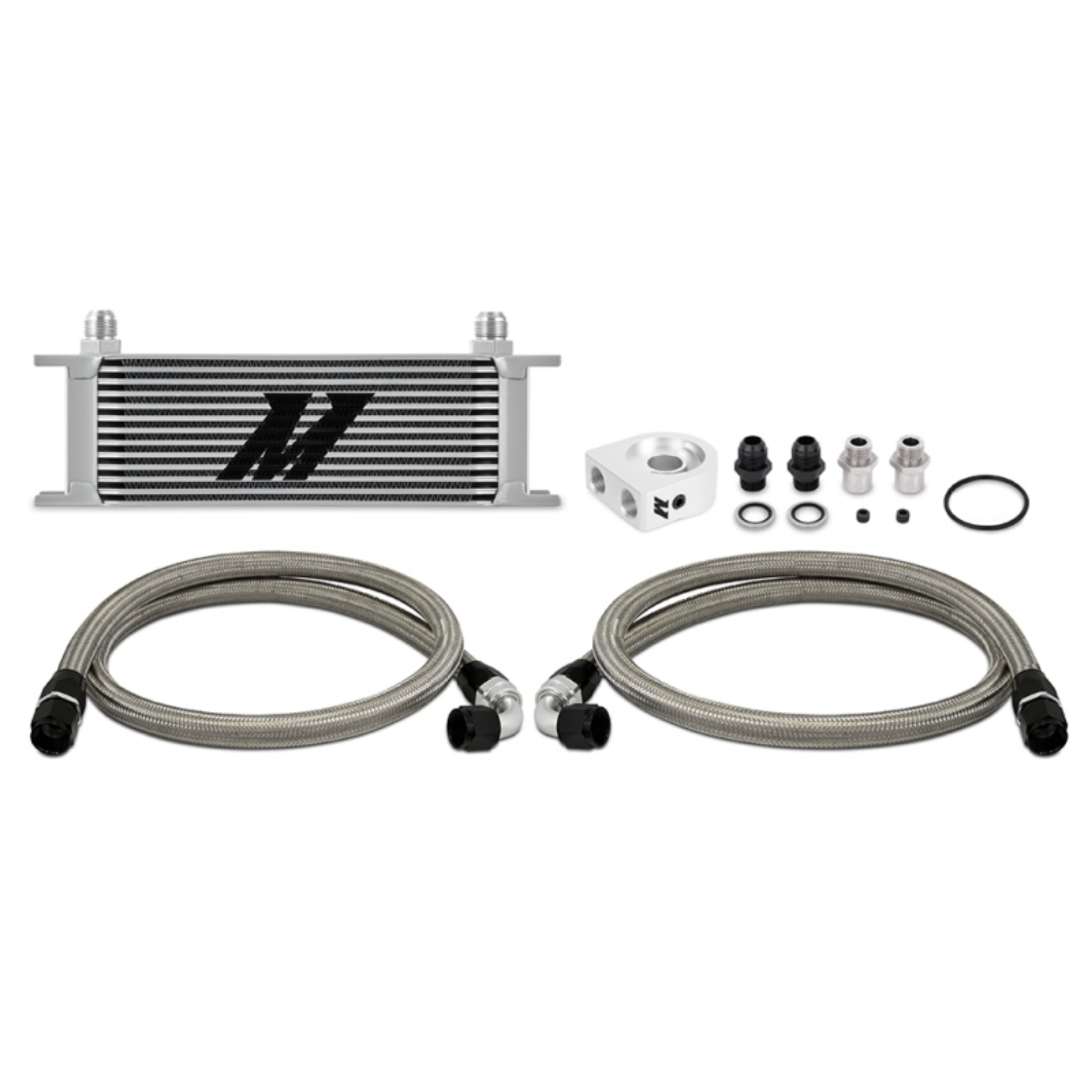 Picture of Mishimoto Universal 13 Row Oil Cooler Kit Silver