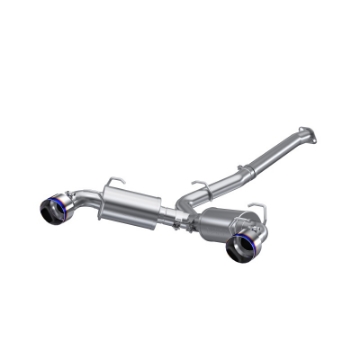 Picture of MBRP 13-16 Subaru BRZ 2-0L- 2-4L 3in Dual Split Rear Cat Back w-Burnt End Tips- T304