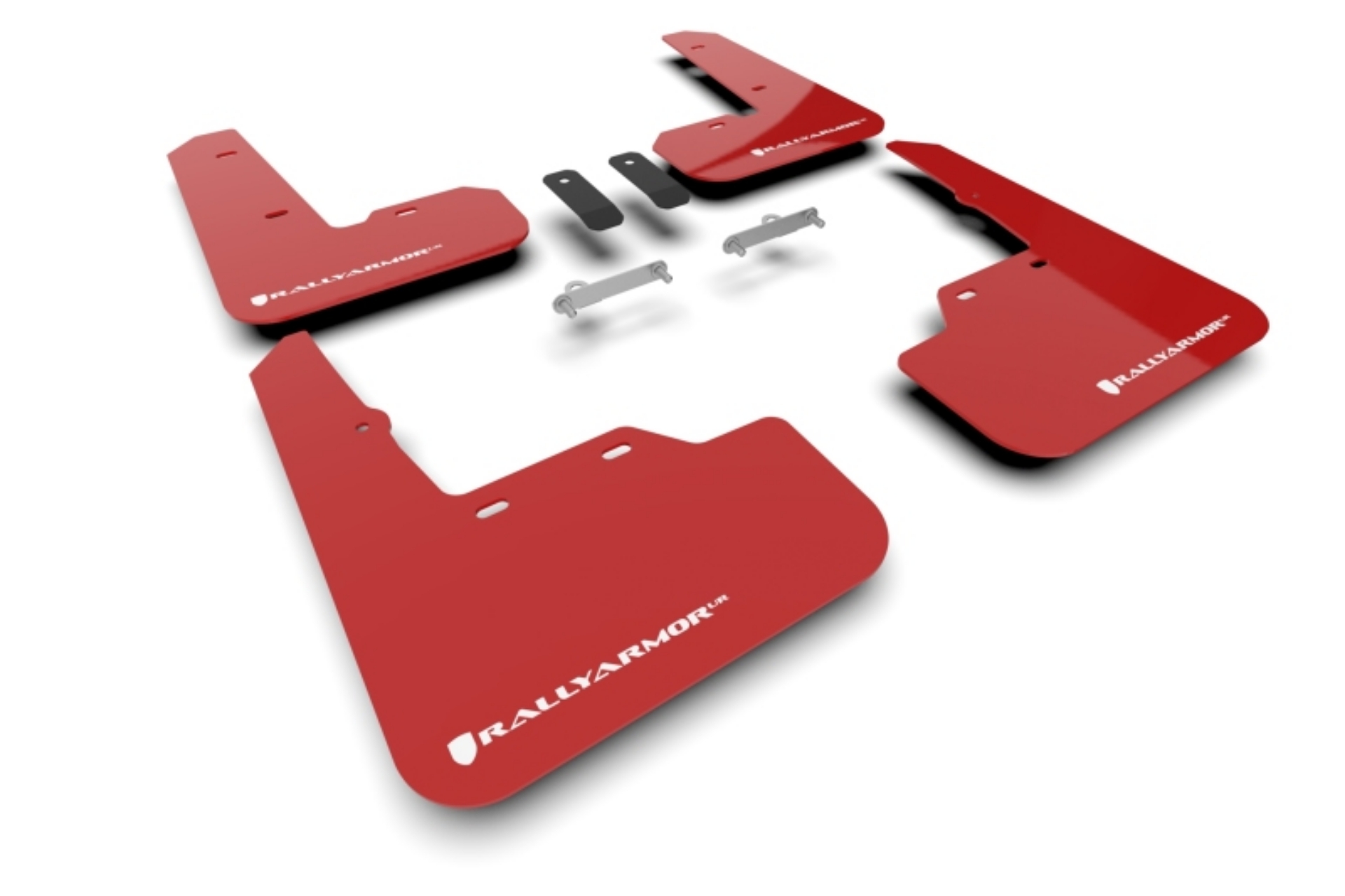 Picture of Rally Armor 22-25 Subaru WRX Red UR Mud Flap w-White Logo