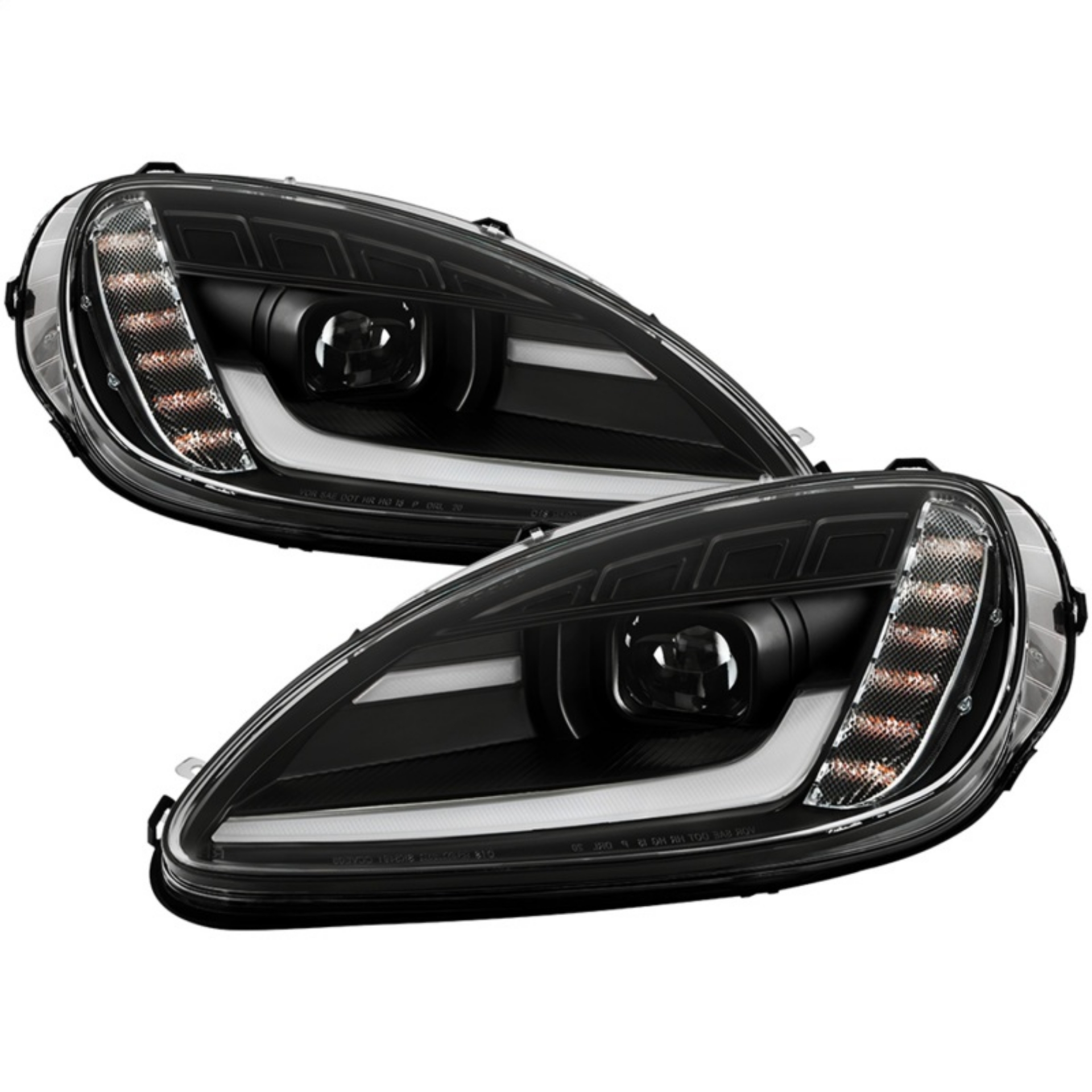 Picture of Spyder Apex Series 05-13 Chevrolet C6 Corvette Hi Powered LED Module Headlights