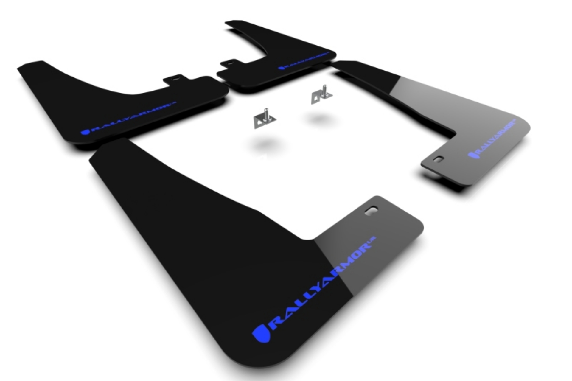 Picture of Rally Armor 22-26 Tesla Model X Black UR Mud Flap w-Blue Logo
