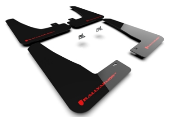 Picture of Rally Armor 22-26 Tesla Model X Black UR Mud Flap w-Red Logo