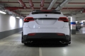 Picture of Rally Armor 22-26 Tesla Model X Black UR Mud Flap w-White Logo
