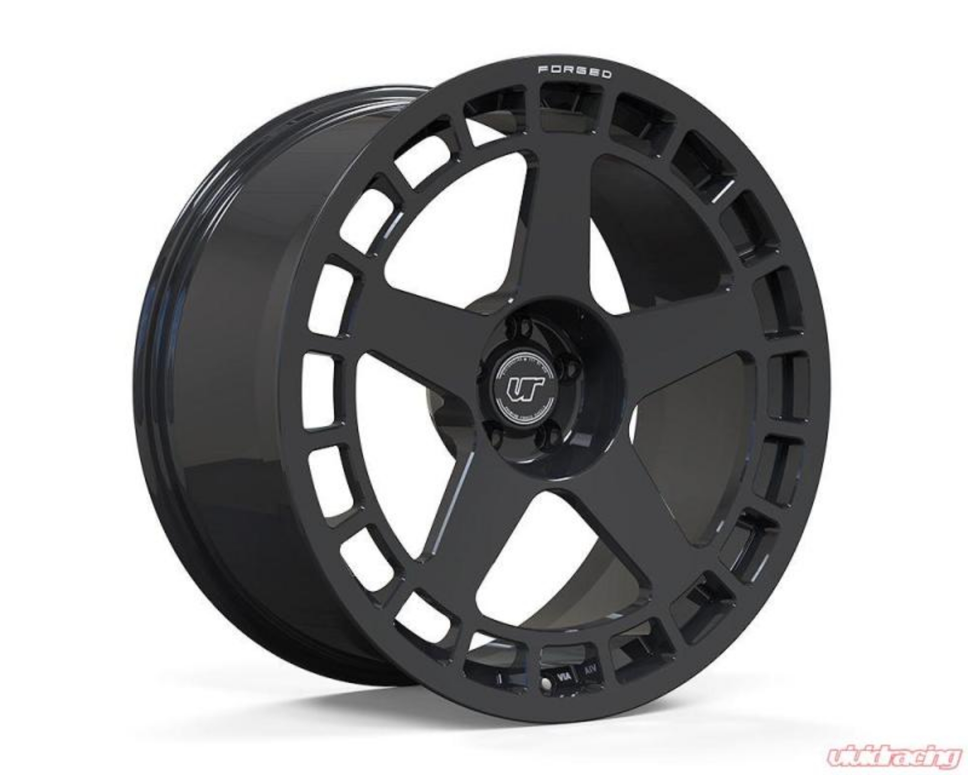 Picture of VR Forged D12-R Wheel Gloss Black 22x10-5 +12mm 5x112 Gloss Black