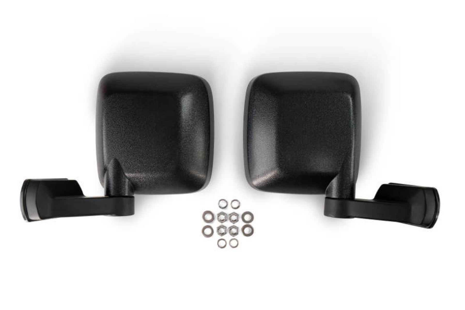 Picture of DV8 18-22 Jeep 4 Door JL-JT Aluminum Half Doors with Perforated Mesh Front