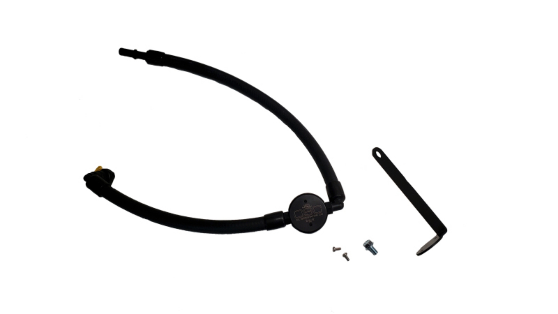 Picture of J&L 2021-5-2024 Ford Bronco 2-3L EcoBoost Oil Separator 3-0 Passenger Side - Black Anodized