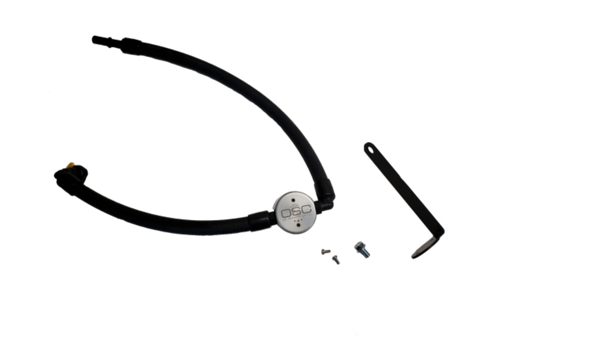Picture of J&L 2021-5-2024 Ford Bronco 2-3L EcoBoost Oil Separator 3-0 Passenger Side - Clear Anodized