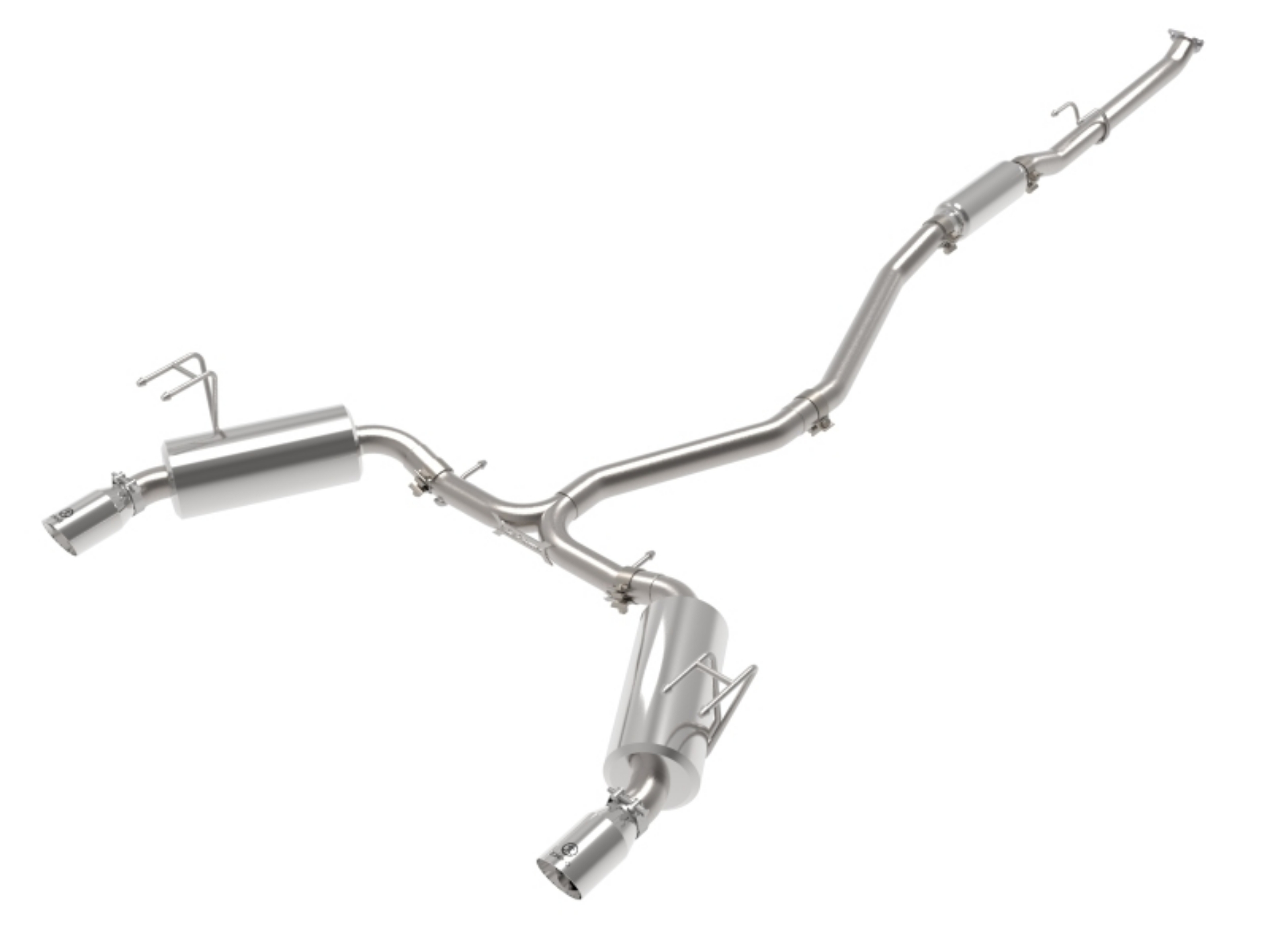Picture of aFe POWER Takeda 2022 Honda Civic Stainless Steel Cat-Back Exhaust System w- Polished Tip