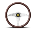 Picture of Momo Grand Prix Steering Wheel 350 mm - Mahogany Wood-Brshd Spokes
