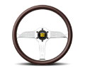 Picture of Momo Super Grand Prix Steering Wheel 350 mm - Mahogany Wood-Pol Spokes