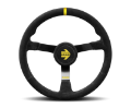 Picture of Momo MODN41 Steering Wheel 410 mm - Black Suede-Black Spokes-1 Stripe