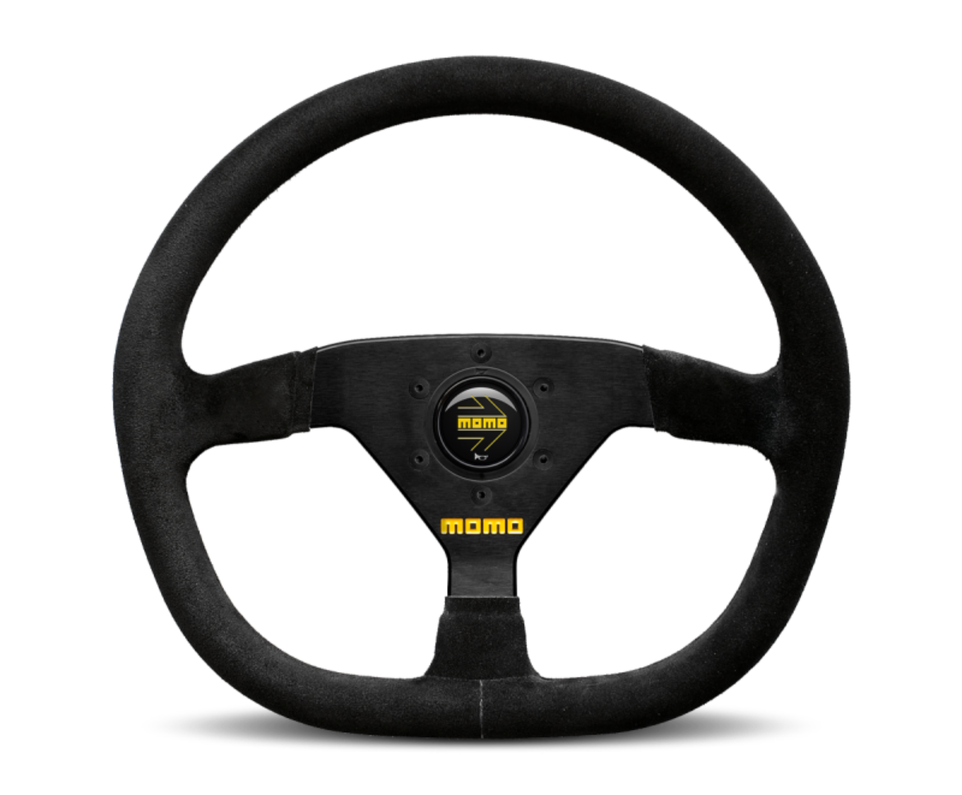 Picture of Momo MOD88 Steering Wheel 320 mm -  Black Suede-Black Spokes