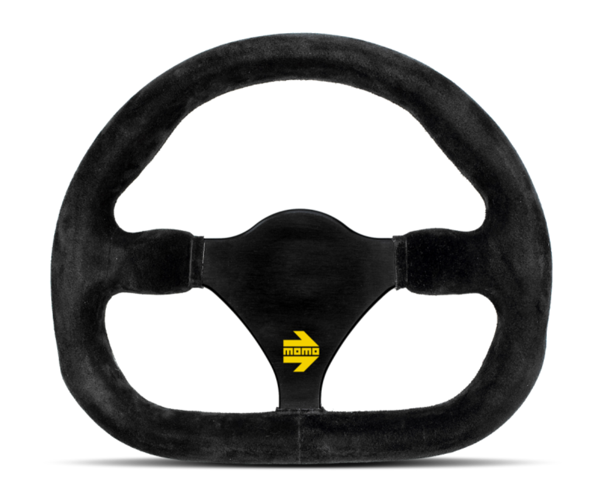 Picture of Momo MOD27 Steering Wheel 270 mm -  Black Suede-Black Spokes