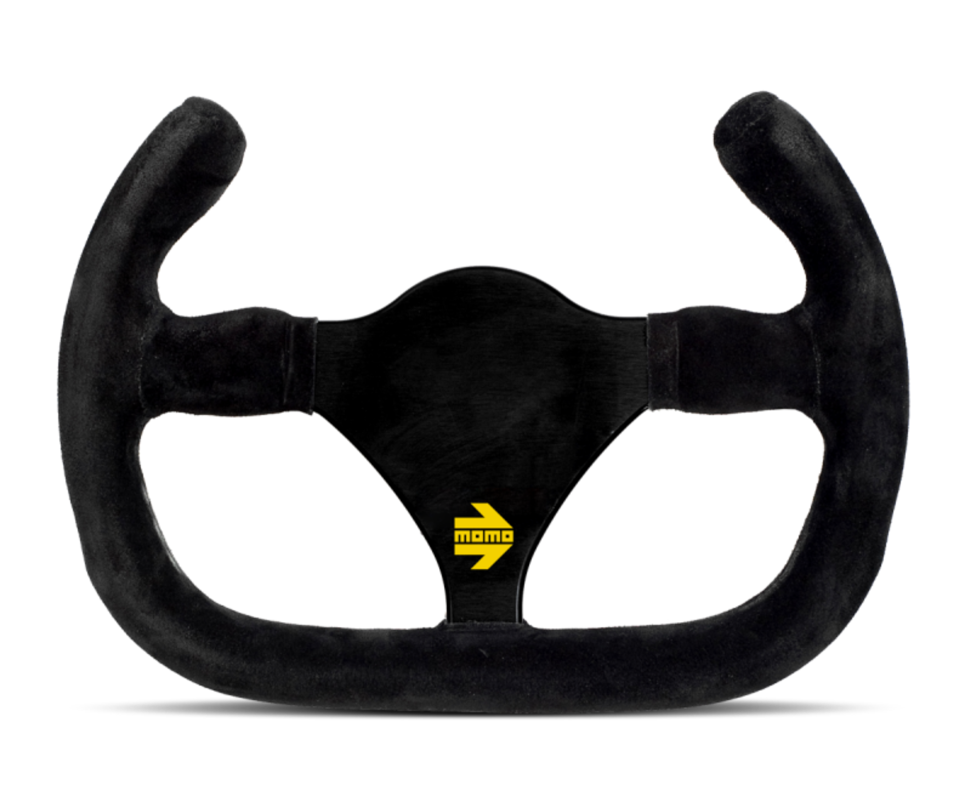 Picture of Momo MOD27-C Steering Wheel 270 mm -  Black Suede-Black Spokes