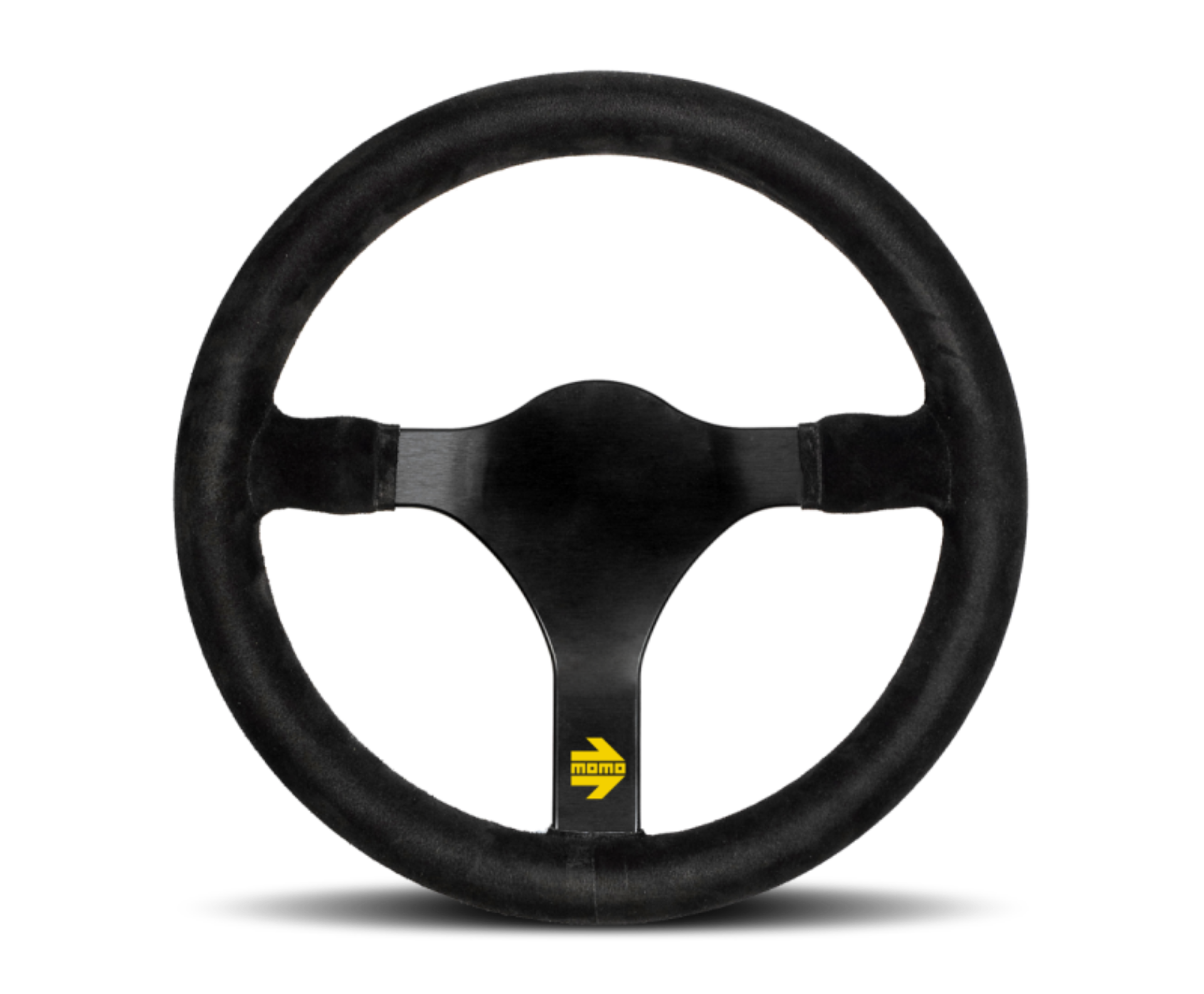 Picture of Momo MOD31 Steering Wheel 320 mm -  Black Suede-Black Spokes
