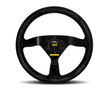 Picture of Momo MOD69 Steering Wheel 350 mm -  Black Suede-Black Spokes