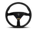 Picture of Momo MOD78 Steering Wheel 320 mm - Black Leather-Black Spokes