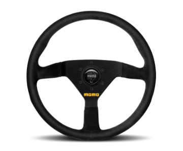 Picture of Momo MOD78 Steering Wheel 350 mm -  Black Leather-Black Spokes
