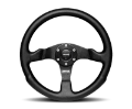 Picture of Momo Competition Steering Wheel 350 mm - Black AirLeather-Black Spokes