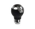 Picture of Momo GTR2 Shift Knob - Black Leather, Chrome Insert