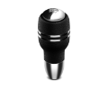 Picture of Momo Automatico Shift Knob - Black Leather, Chrome Insert