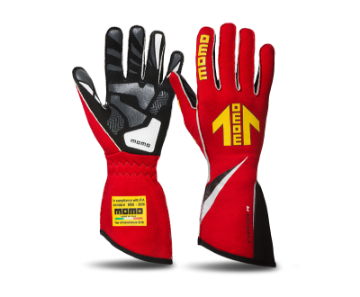 Picture of Momo Corsa R Gloves Size 8 FIA 8856-2000-Red