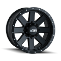 Picture of ION Type 134 20x9 - 6x135 BP - 0mm Offset - 87mm Hub Matte Black-Black Beadlock Wheel