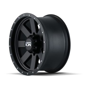 Picture of ION Type 134 20x9 - 5x150 BP - 0mm Offset - 110mm Hub Matte Black-Black Beadlock Wheel