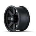 Picture of ION Type 134 17x8-5 - 5x127 BP - -6mm Offset - 83-82mm Hub Matte Black-Black Beadlock Wheel