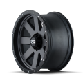 Picture of ION Type 134 18x9 - 8x170 BP - 0mm Offset - 130-8mm Hub Matte Gunmetal-Black Beadlock Wheel