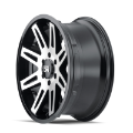 Picture of ION Type 142 20x9 - 8x165-1 BP - 18mm Offset - 130-8mm Hub Black-Machined Wheel